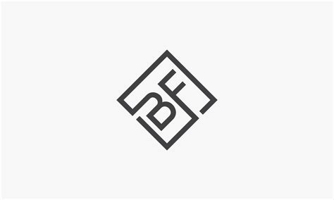 square BF logo concept isolated on white background. 4700016 Vector Art at Vecteezy