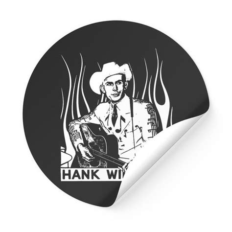 Hank williams - Hank Williams - Stickers sold by Adriana Gerasimova ...