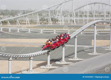 Formula rossa. Abu Dhabi editorial image. Image of roller - 95356500