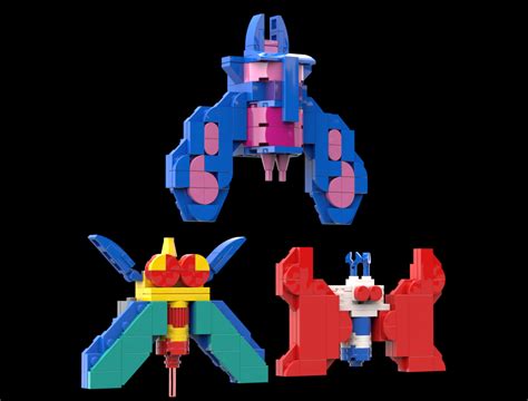 LEGO MOC Galaga Enemies v1 by AntOrman | Rebrickable - Build with LEGO