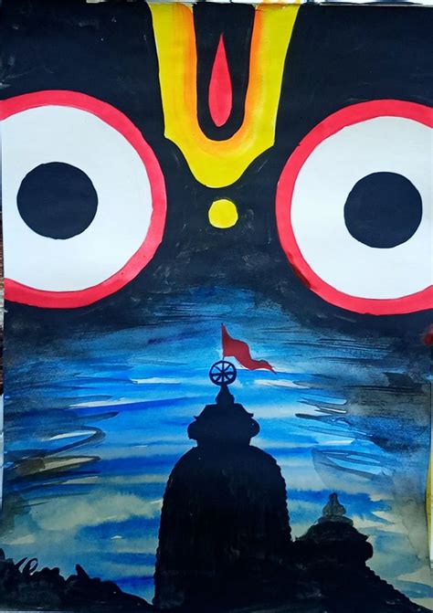 Very easy Lord Jagannath painting with oil pastel in 2022 | Painting ...