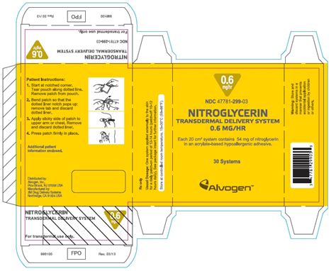 Nitroglycerin (Transdermal patch) - wikidoc