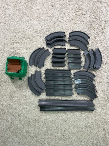 Thomas & Friends Trackmaster TOMY Lot of 36 Gray Road Track Ramps Riser Tunnel | #4577068619