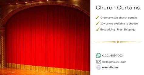 Church Stage Design Ideas | Church Draperies - Maurvii