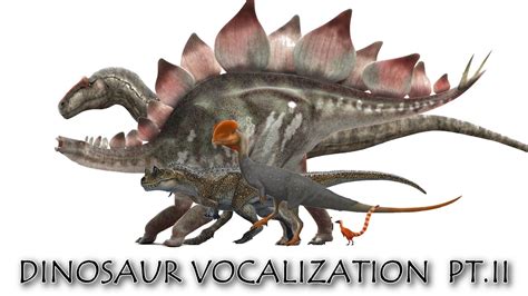 Dinosaur Vocalization Study Pt. II (2023) | Jurassic Era - YouTube