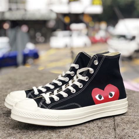 CONVERSE X CDG Play Chuck 70 High Black