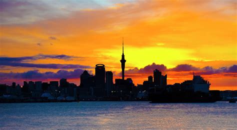 Amazing sunset in Auckland - New Zealand Photograph by Maria isabel Villamonte | Fine Art America