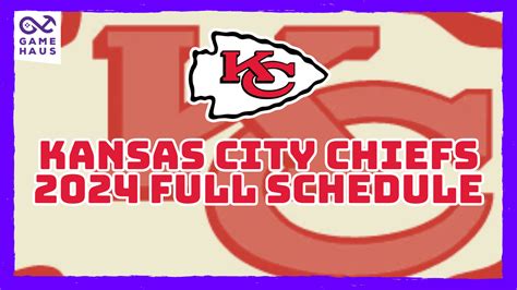 Kansas City Chiefs 2024 2024 Schedule Printable - Shara Jenilee