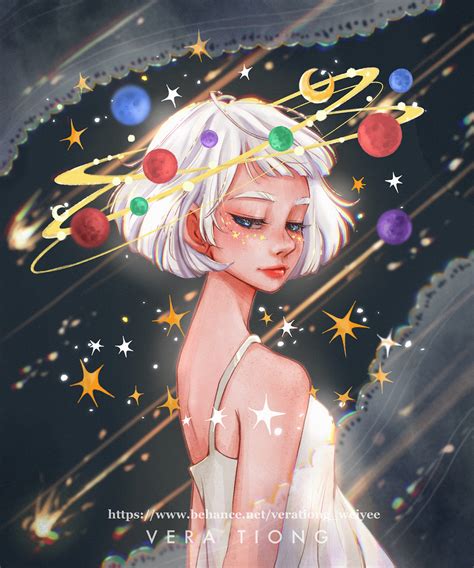 Space Girl on Behance