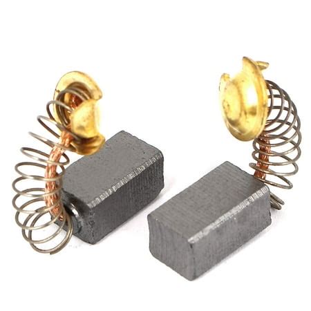 2 Pcs Replacement Motor Carbon Brushes 13mm x 7mm x 6mm for Electric ...