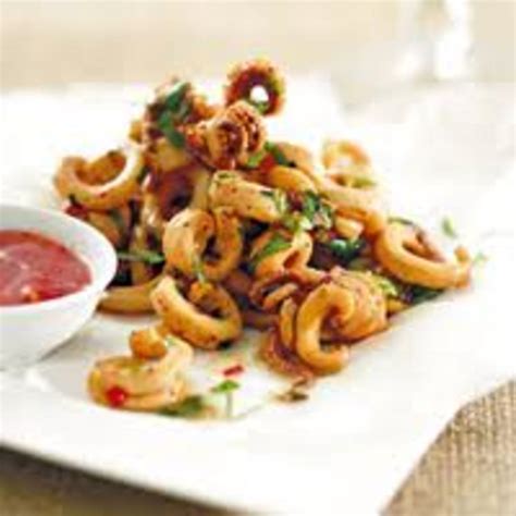 Pan-fried Calamari with Chillies