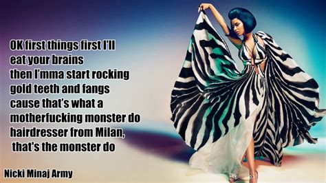 Nicki Minaj - Monster (Lyrics) - YouTube