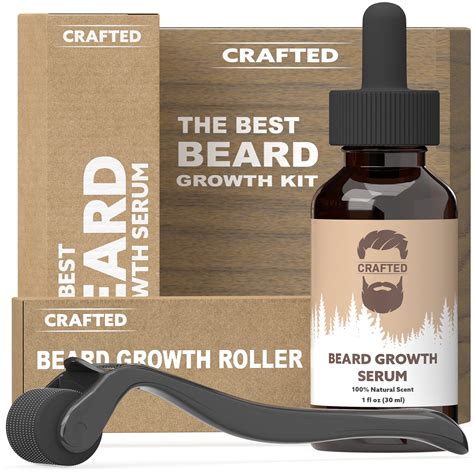 Buy Beard Growth Kit - Hair Serum - Beard Growth Oil and Beard Roller ...