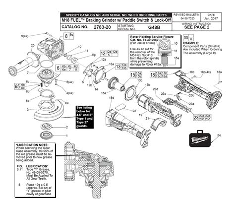 Buy Milwaukee 2783-20-(G48A) M18 FUEL™ Braking Replacement Tool Parts | Milwaukee 2783-20-(G48A ...