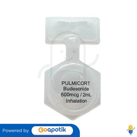 PULMICORT 0,25 MG/ML RESPULES - Kegunaan, Efek Samping, Dosis dan Aturan Pakai