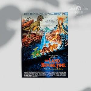 1988 the Land Before Time Vintage Movie Film Poster Print A1 - Etsy