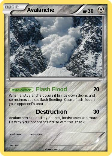 Pokémon Avalanche 25 25 - Flash Flood - My Pokemon Card