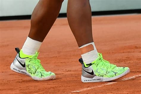 Serena Williams Redefines Tennis Whites in a Slime Green Skirt & Meaningful Nikes at French Open ...