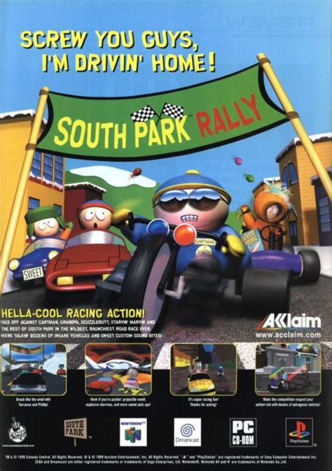 South Park Rally ROM Free Download for N64 - ConsoleRoms