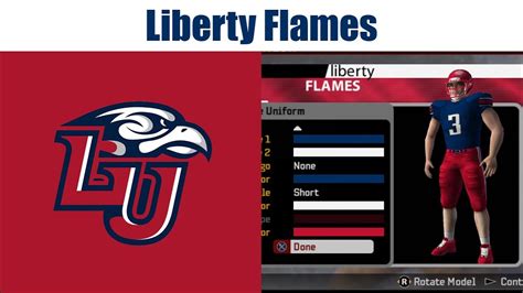 Liberty Flames - Create A School - NCAA Football 06 - YouTube