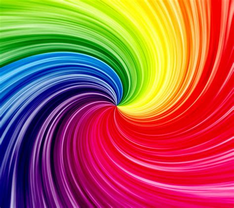 Rainbow Spiral, color, rainbow, spiral, HD wallpaper | Peakpx