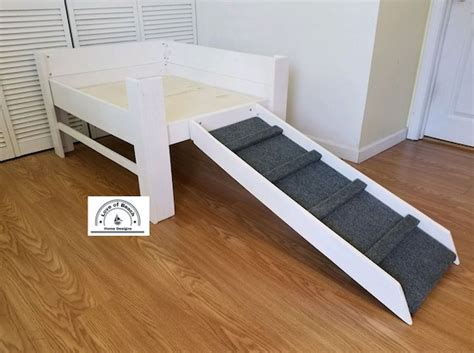 Handmade Wood Dog Bed Raised Elevated Dog Bed Platform with 2 | Etsy