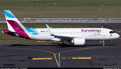 D-AENA Eurowings Airbus A320-251N Photo by Fabian Behr - AirlineGeeks | ID 1411148 ...