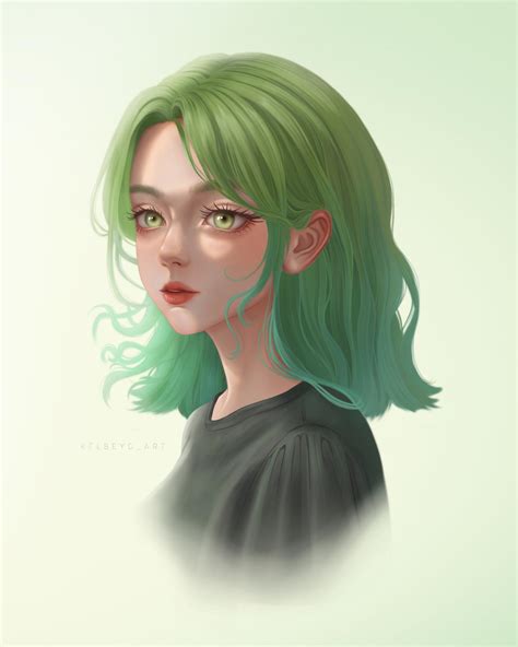 Anime Portrait Study by kelseycart on DeviantArt