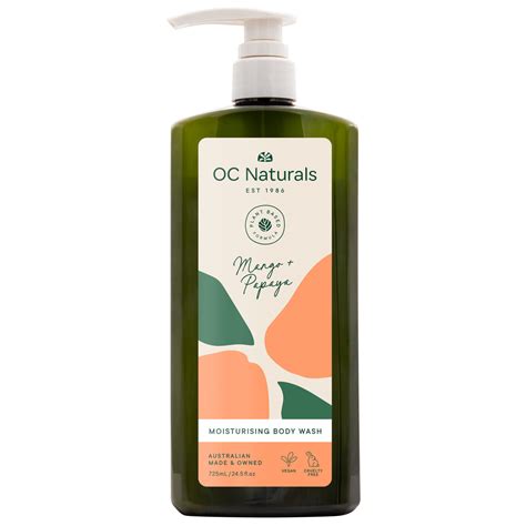 OC Naturals Mango & Papaya Moisturising Body Wash 725ml – Natures Organics