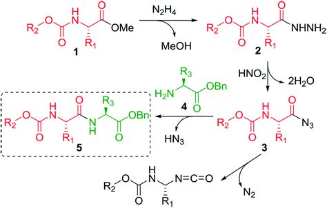 Acyl azide generation and amide bond formation in continuous-flow for the synthesis of peptides ...