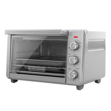 BLACK+DECKER 6-Slice Crisp 'N Bake Air Fry Toaster Oven, TO3217SS - Walmart.com