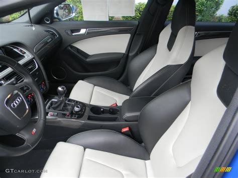 Black/Silver Interior 2010 Audi S4 3.0 quattro Sedan Photo #64738533 | GTCarLot.com