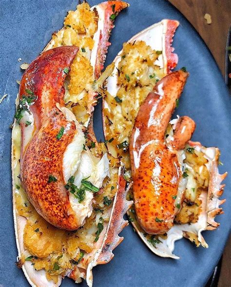 Surf No Turf (Seafood Media) on Instagram: “Stuffed Lobster Claws 🦞 via @lasvegasfill . . . . # ...