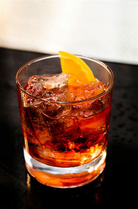 Photo of a glass of Negroni Cocktail · Free Stock Photo