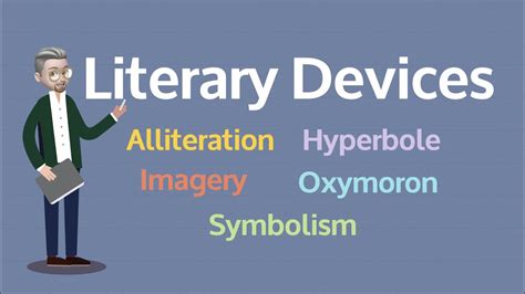 ESL - Literary Devices 2 (Alliteration, Imagery, Oxymoron, Hyperbole and Symbolism) - YouTube