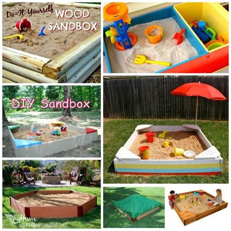 Best Sandbox Ideas for Kids | Backyard sandbox, Diy sandbox, Sandbox