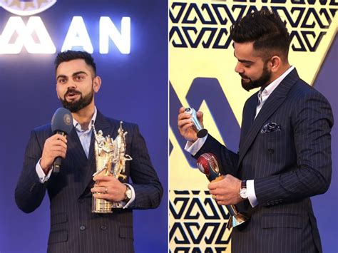 Virat Kohli receives BCCI's Best International Cricketer award 2018 ...