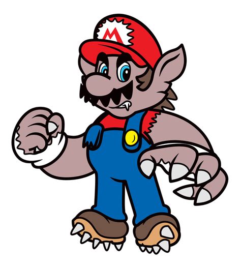 Mario Werewolf Artwork by JosueCr4ft on DeviantArt