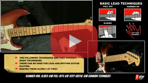 Basic Lead Guitar Technique | Guitar Lesson | Guitar Excellence