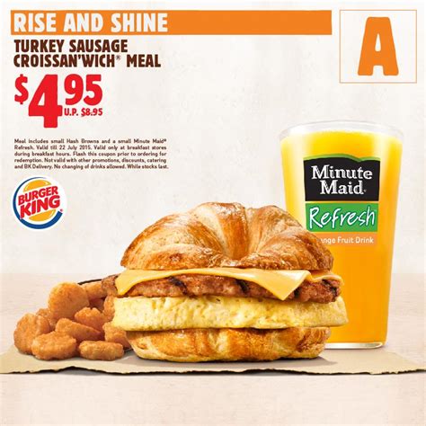 Burger King: Breakfast Coupon Deals - Save Up to 50% (10 Jun - 22 July 2015) | MoneyDigest.sg