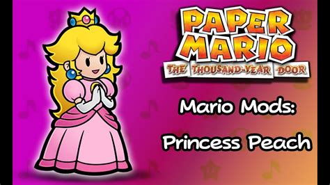 Paper Princess Peach Super Paper Mario
