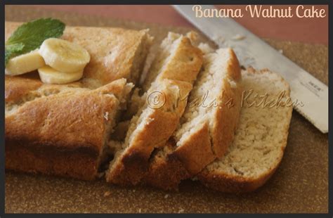 Banana Walnut Cake - Malas-Kitchen