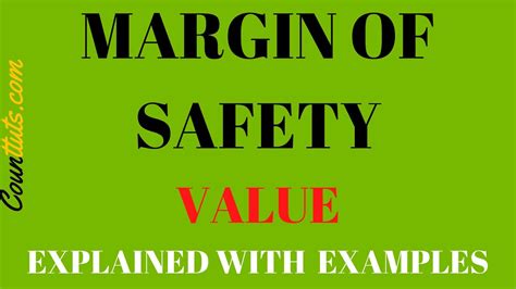 Margin of safety formula - CeleseDiogo