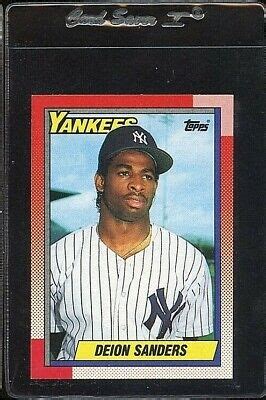 1990 TOPPS #61 DEION SANDERS ROOKIE RC NEW YORK YANKEES | eBay