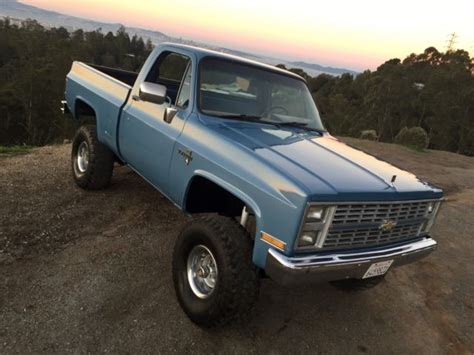 1987 Chevrolet Silverado Original California Truck 4x4 Squarebody K10 ...