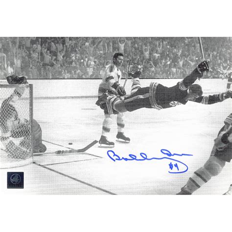 Bobby Orr Signed Bruins "The Flying Goal" 7.5x11 Photo (Orr COA) | Pristine Auction