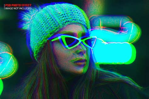 RGB Split Double Color Photo Effect Graphic by sadhincosta128 · Creative Fabrica