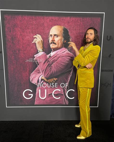 SPOTTED: Jared Leto attends House of Gucci Premiere in Mustard – PAUSE ...