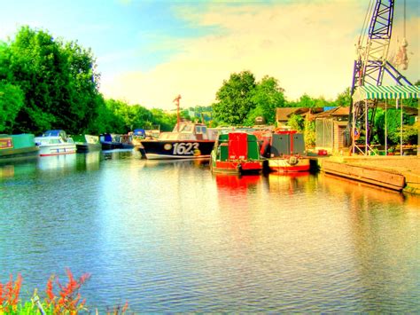 "Mirfield Marina" by Martin Lyons at PicturesofEngland.com