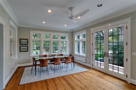 Sunroom addition with leaded glass door and windows to match the ...